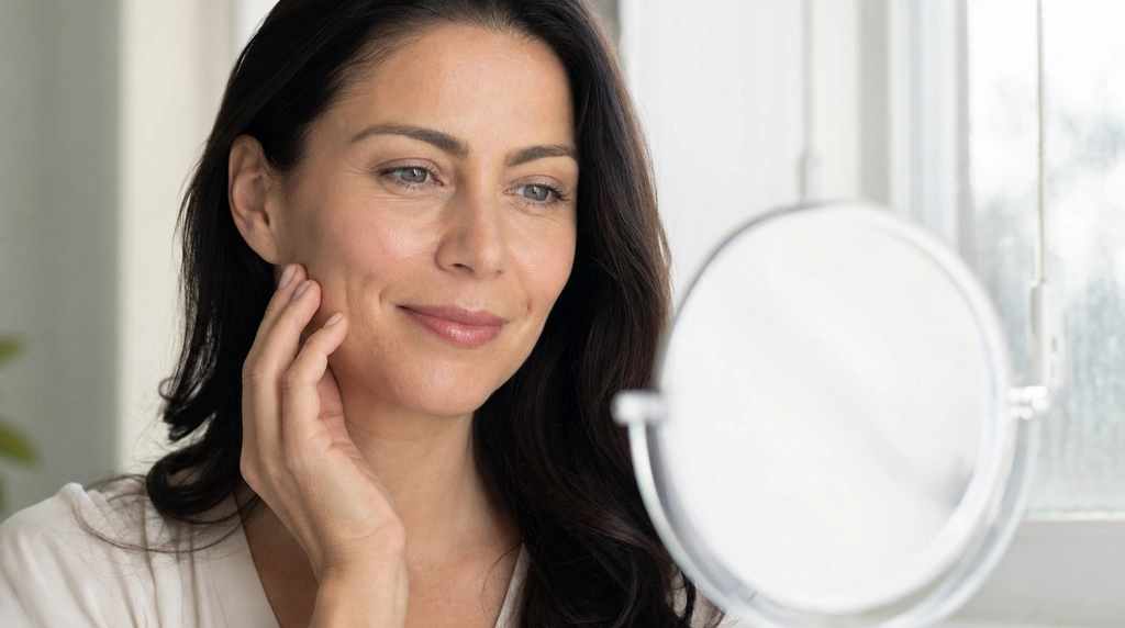 Morning skin glow after three weeks of Rovina Astaxanthin