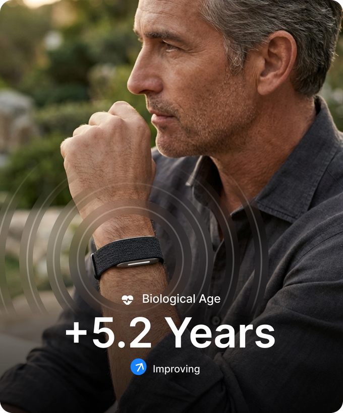 Biological age tracking in the Hume app