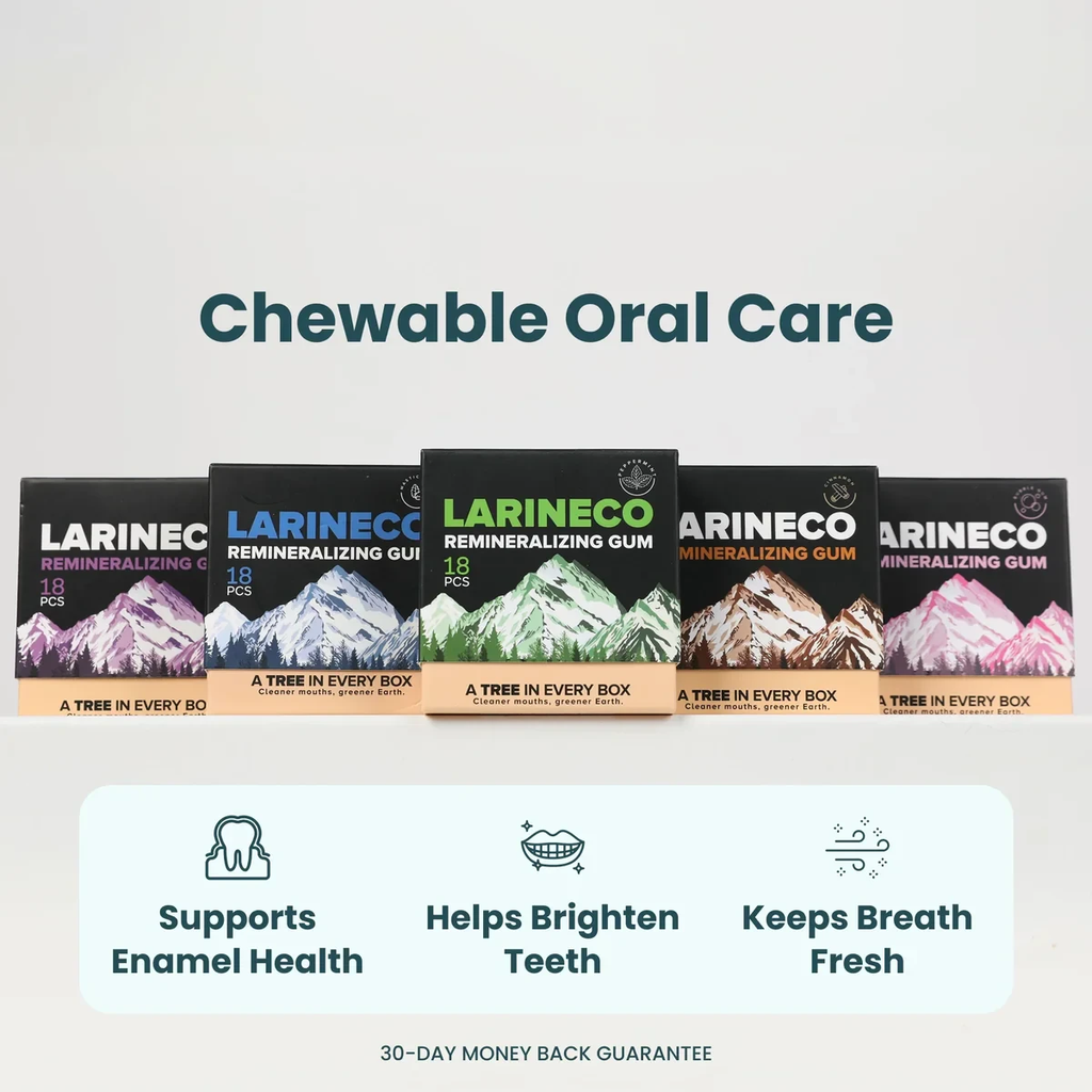Larineco Remineralizing Gum box, frequently sold out