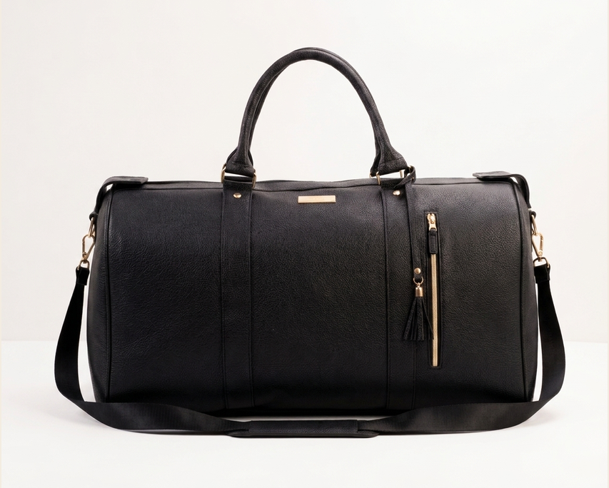 The charcoal black Luhxe Travel Bag 2.0