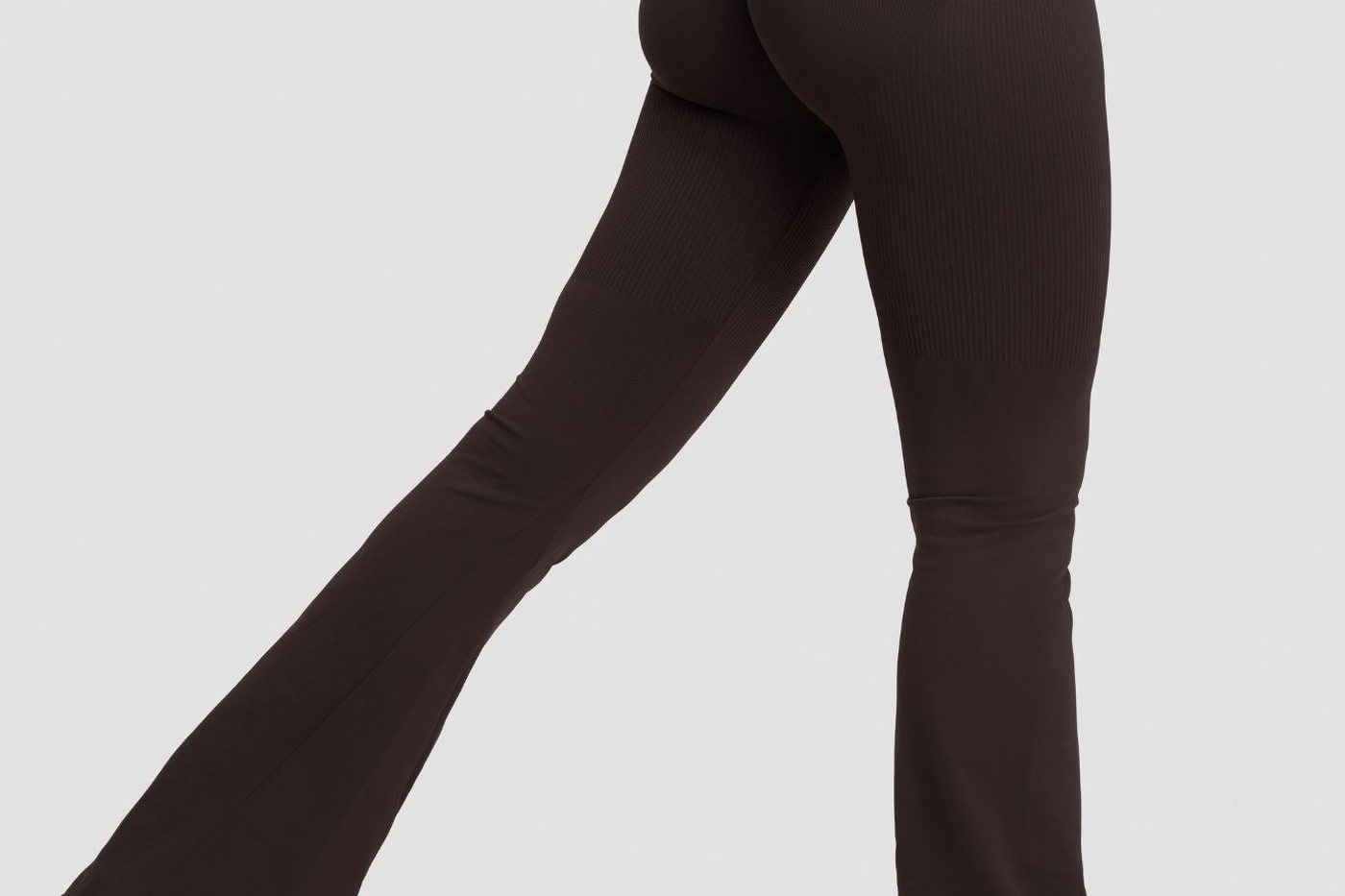 Coffee flare leggings