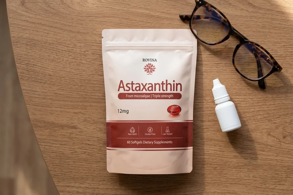 Astaxanthin softgel and its natural oil-based formula