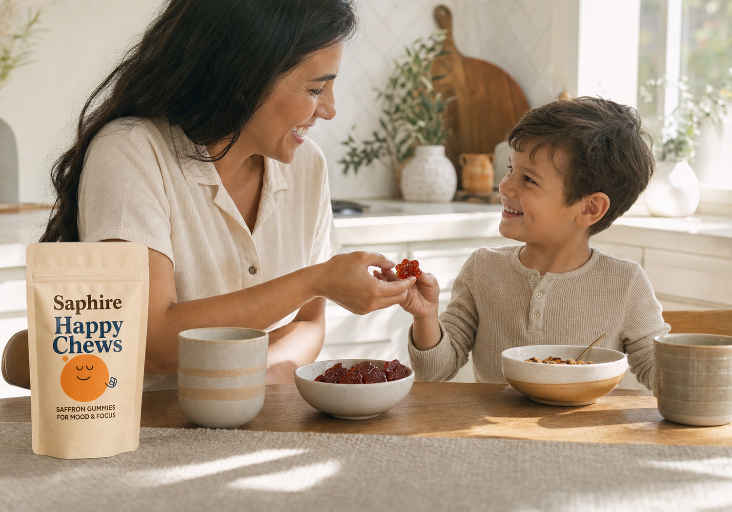 Our morning Saphire Saffron Gummies routine