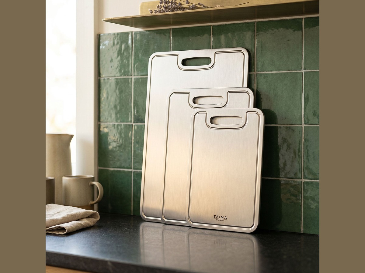 The Taima titanium board in all three sizes
