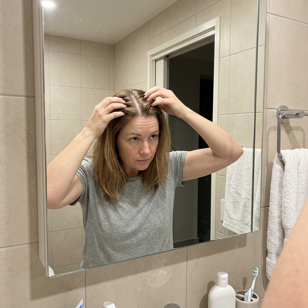 Marisol's new morning scalp routine