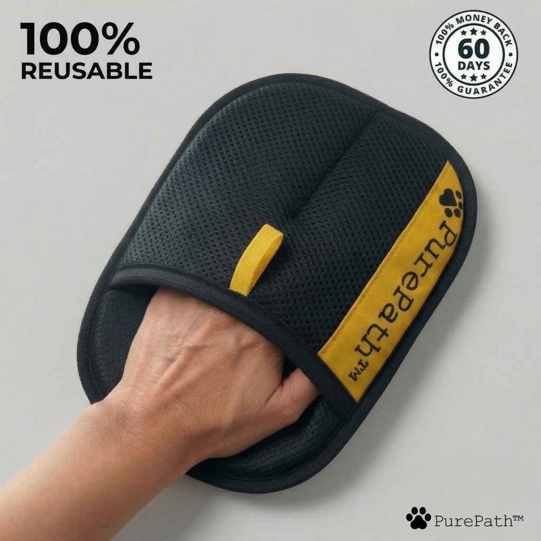 The PurePath pet hair remover glove