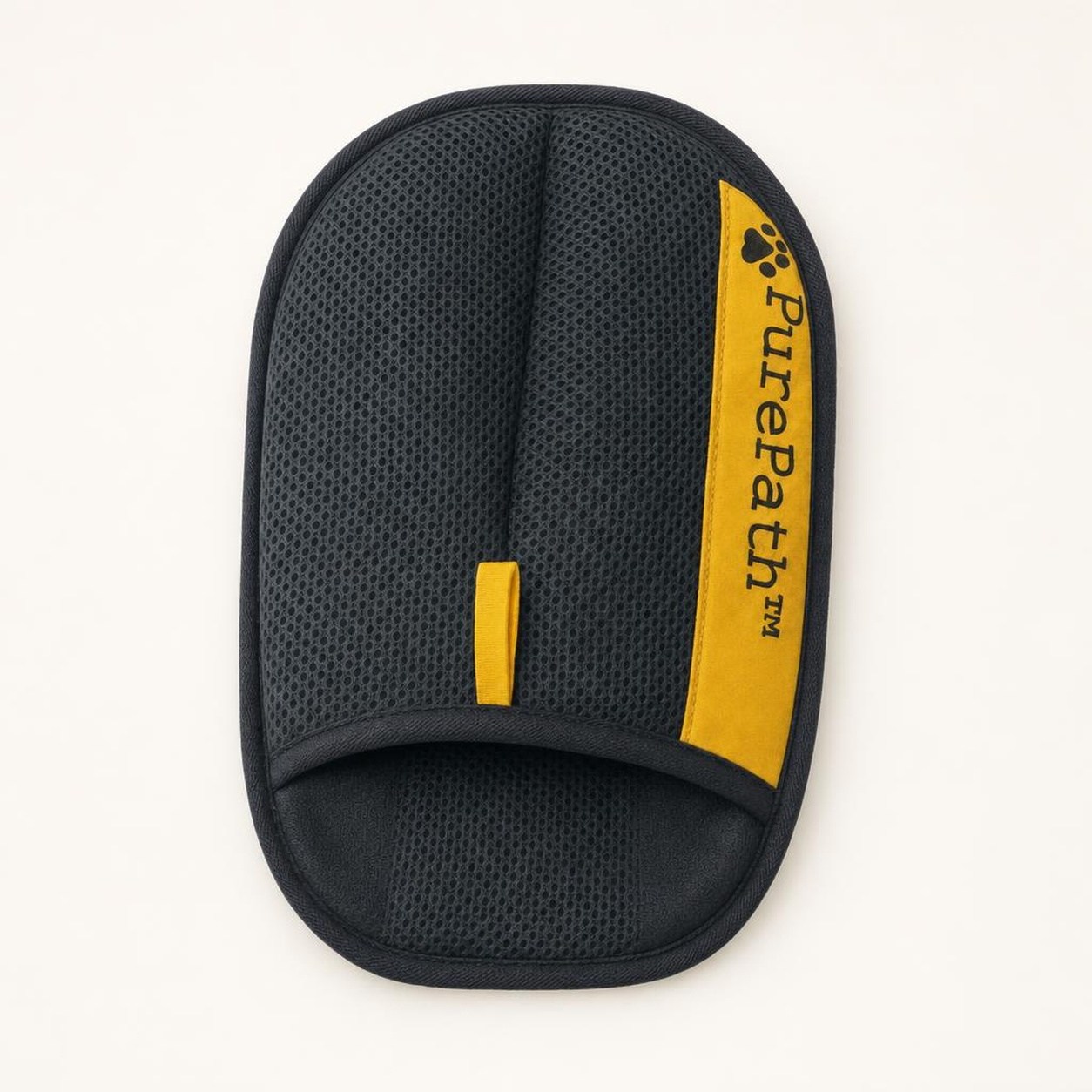 The PurePath Glove pet hair remover with its electrostatic mesh face
