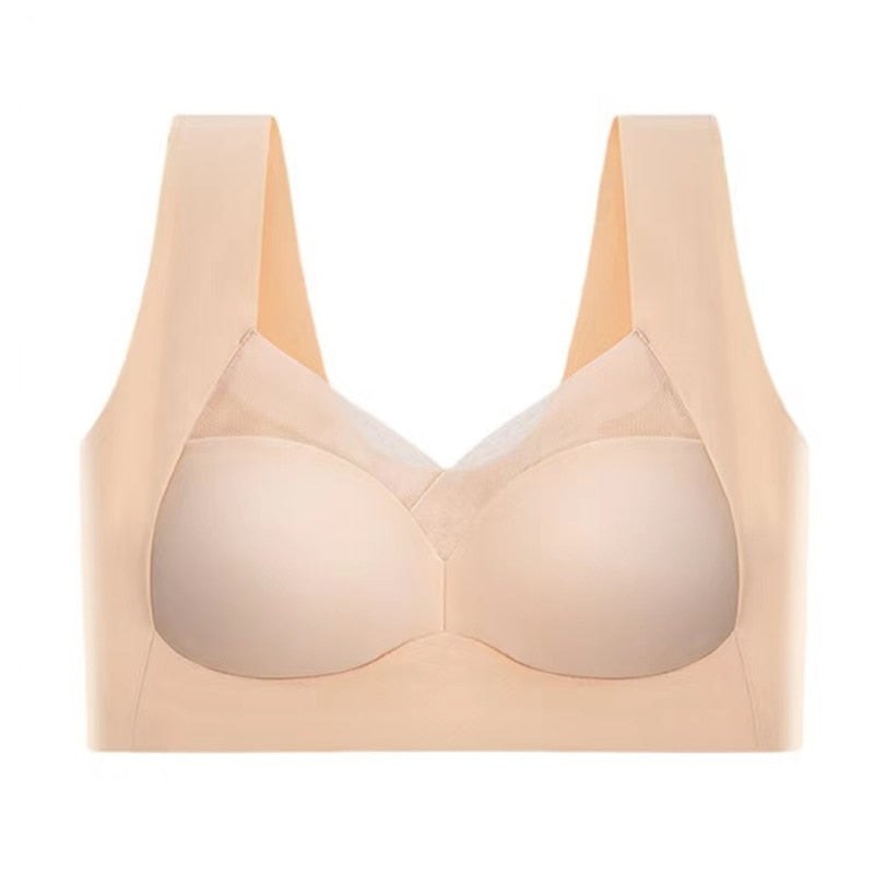 Il reggiseno push-up senza cuciture Vitelli Moda, colore beige