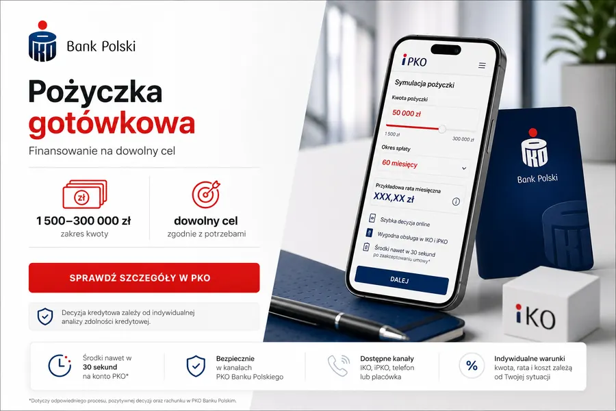 Pożyczka gotówkowa PKO Bank Polski