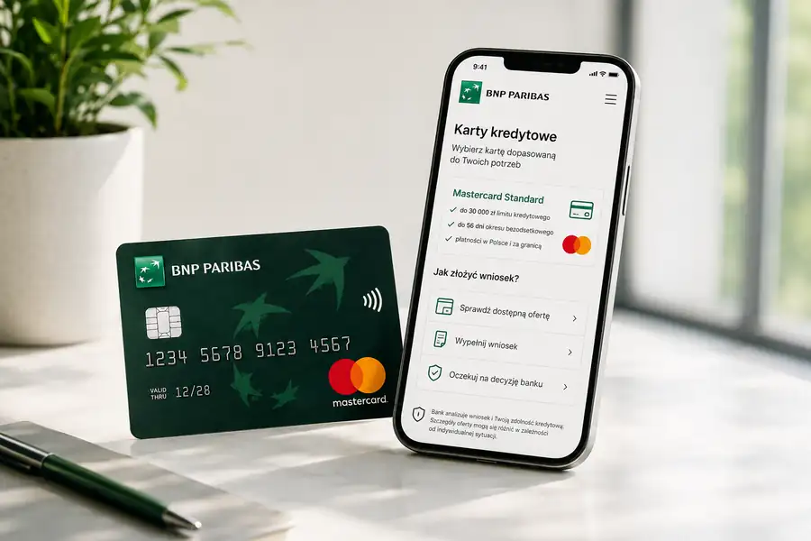 Wniosek o Mastercard Standard BNP Paribas