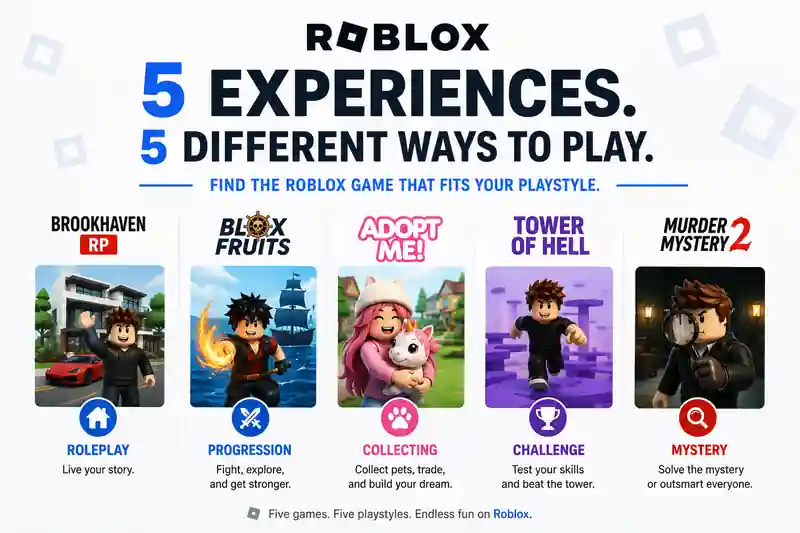 5 Roblox Experiences Worth Trying Based on Your Playstyle
