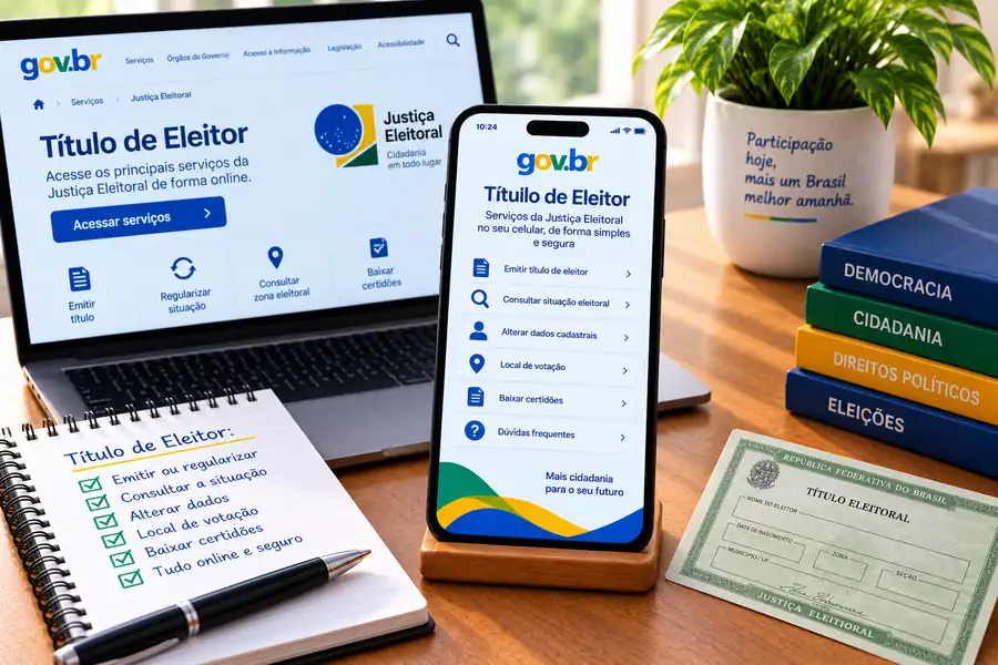Pessoa consultando informações profissionais na Carteira de Trabalho Digital
