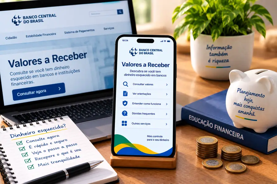 Pessoa consultando informações previdenciárias pelo celular