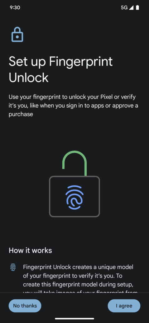 Unlock your Pixel phone with your fingerprint - Pixel Phone Help