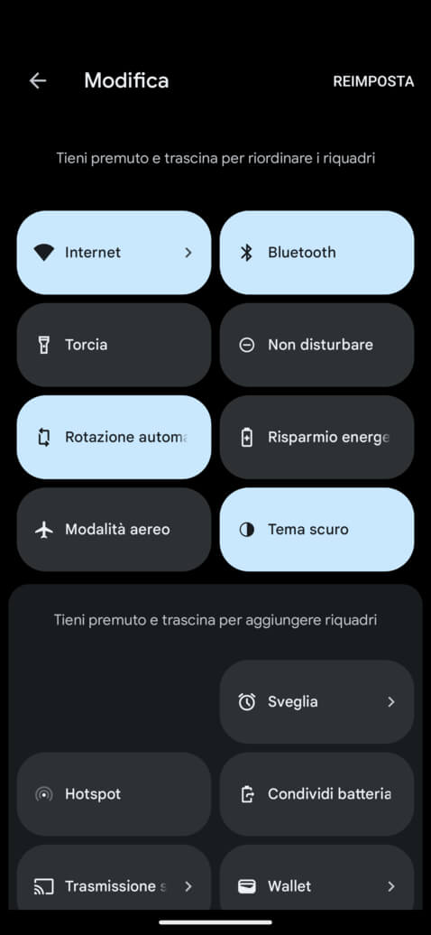 Modificare rapidamente le impostazioni sul telefono Pixel - Guida di  Telefono Pixel