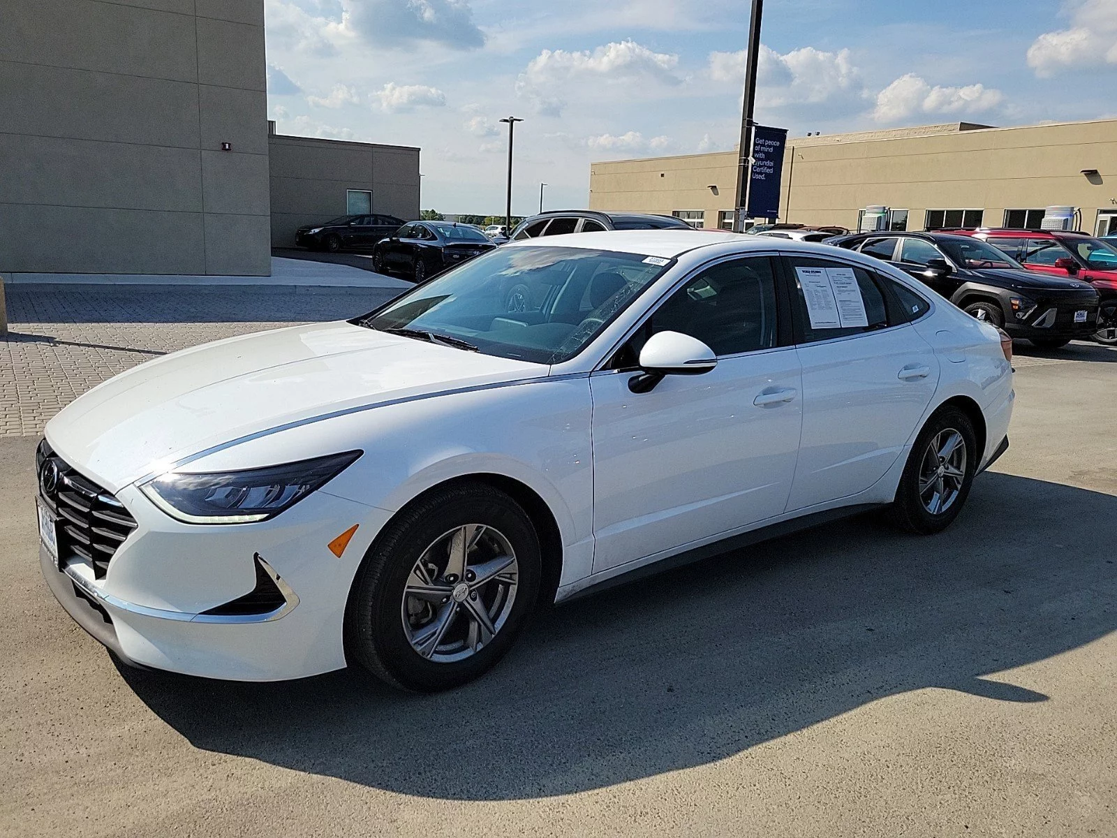 Used 2023 Hyundai Sonata SE with VIN KMHL24JA0PA296983 for sale in Matteson, IL