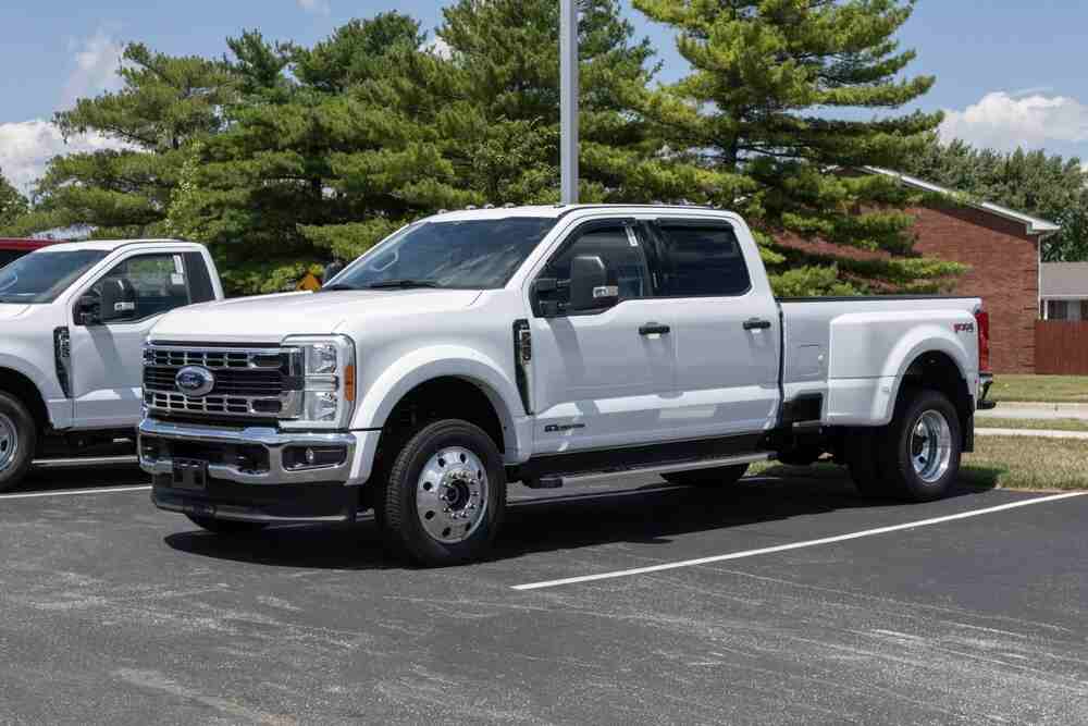 A truck with a Ford Power Stroke