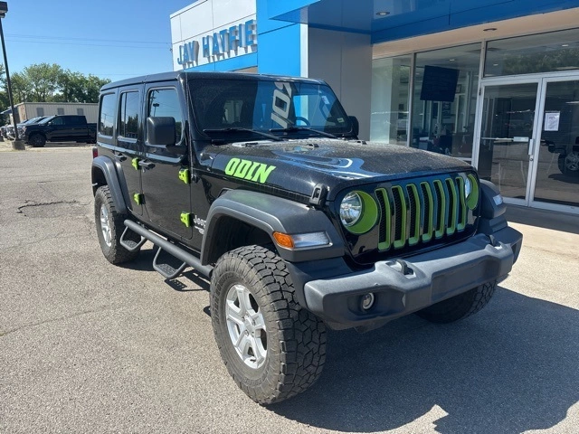 Used 2018 Jeep All-New Wrangler Unlimited Sport S with VIN 1C4HJXDN1JW324362 for sale in Sarcoxie, MO