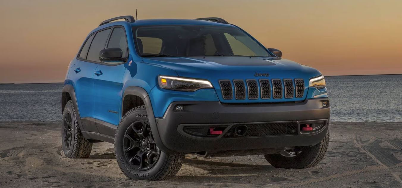 blue 2023 Jeep Cherokee
