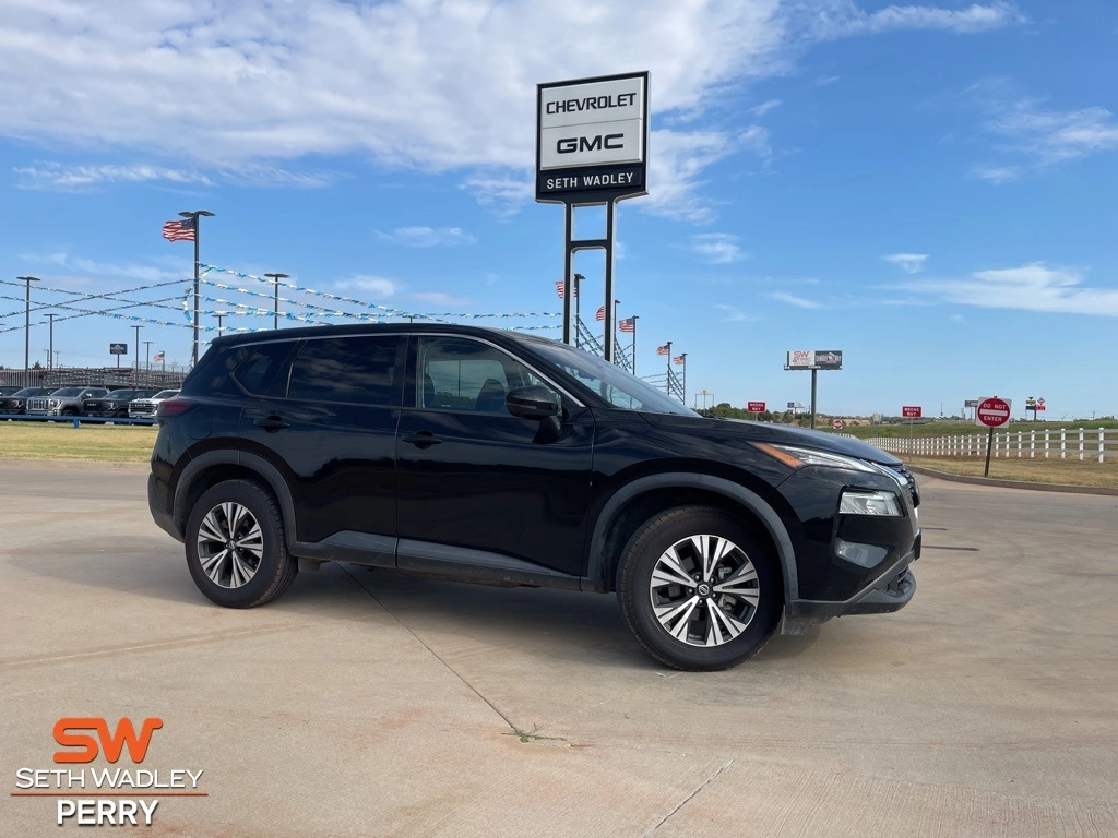 Used 2021 Nissan Rogue SV with VIN 5N1AT3BB9MC733921 for sale in Perry, OK