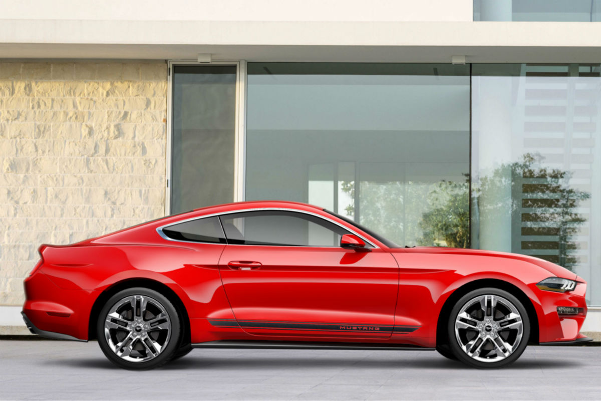 2018 Ford Mustang Pony Package side exterior_o