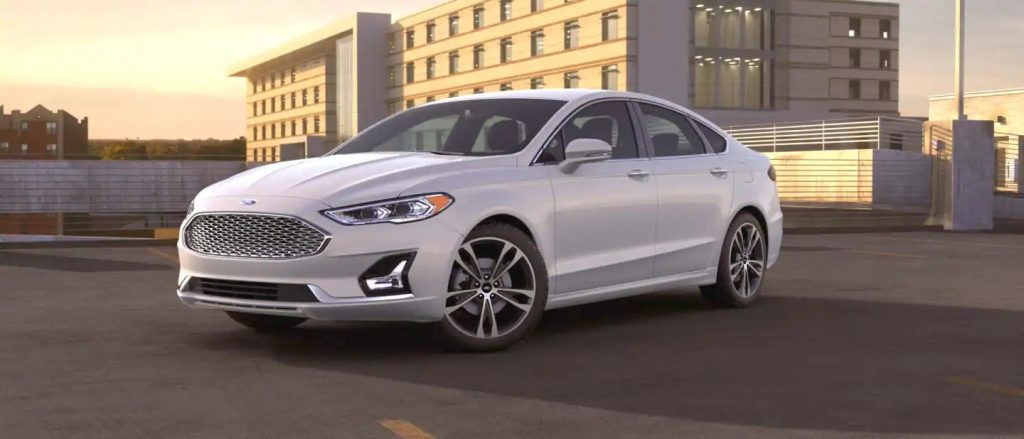 2020 Ford Fusion White Platinum Exterior Color