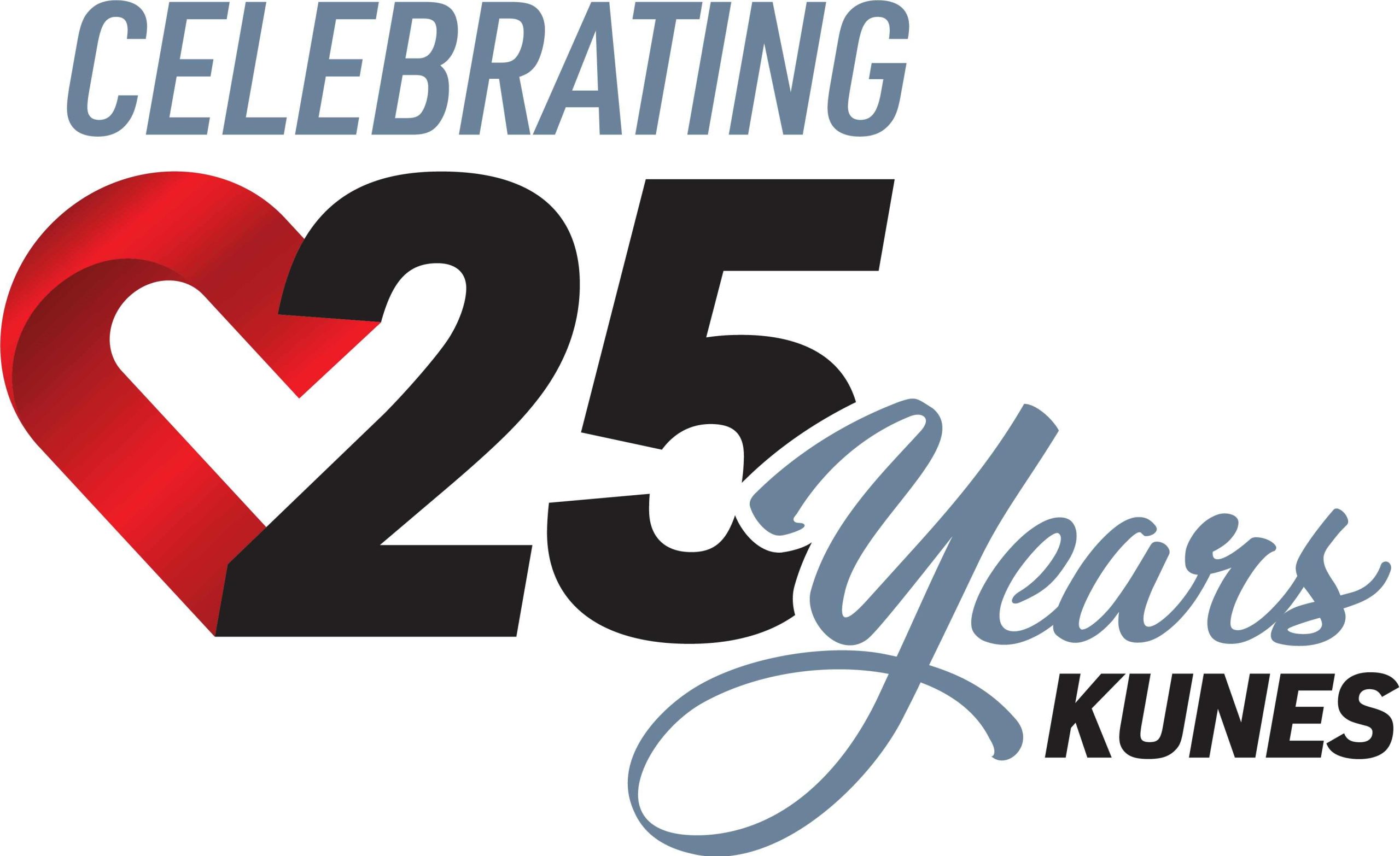 25th anniversary kunes logo