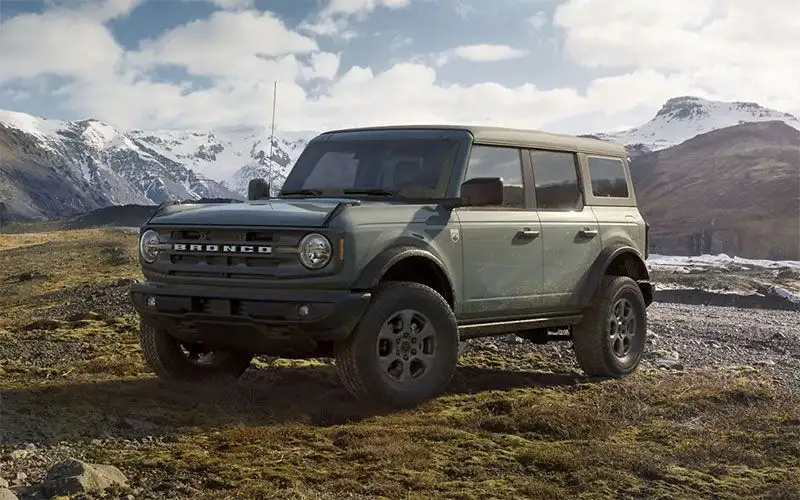 image of ford bronco in nature