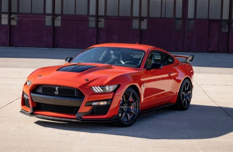 Red 2022 Ford Mustang Shelby GT500 Front Exterior