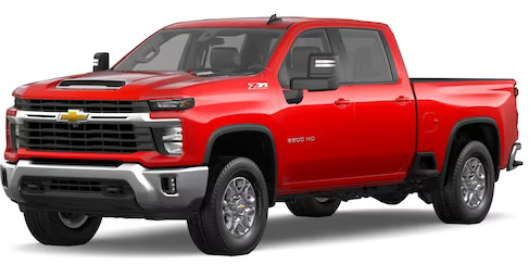 The Chevrolet Silverado 2500 HD LT trim level.