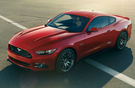 2017 Ford Mustang red