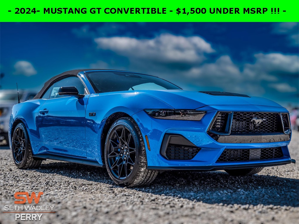 New 2024 Ford® Mustang GT Convertible Premium at Seth Wadley Ford of