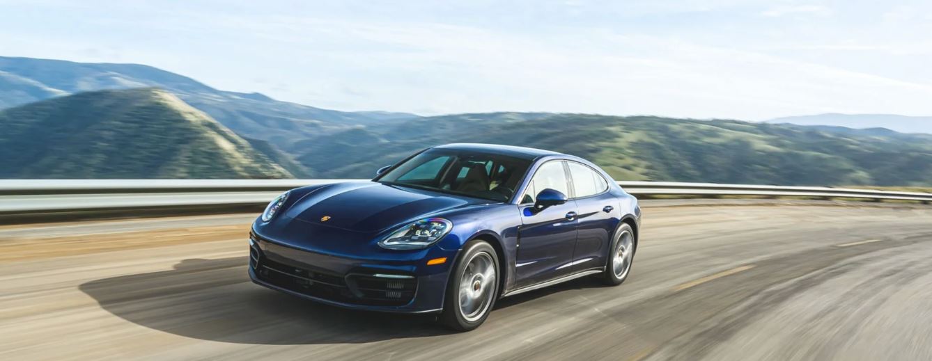 dark blue 2023 Porsche Panamera Sport Turismo