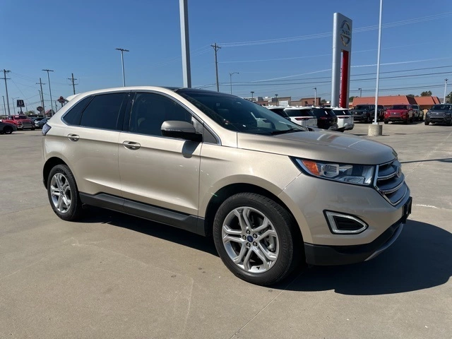 Used 2017 Ford Edge Titanium with VIN 2FMPK3K86HBC15983 for sale in Joplin, MO