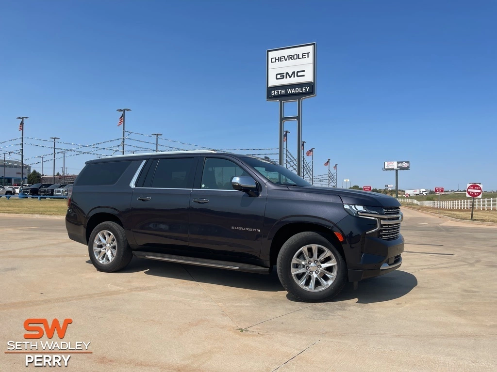 Used 2023 Chevrolet Suburban Premier with VIN 1GNSCFKD9PR364188 for sale in Perry, OK