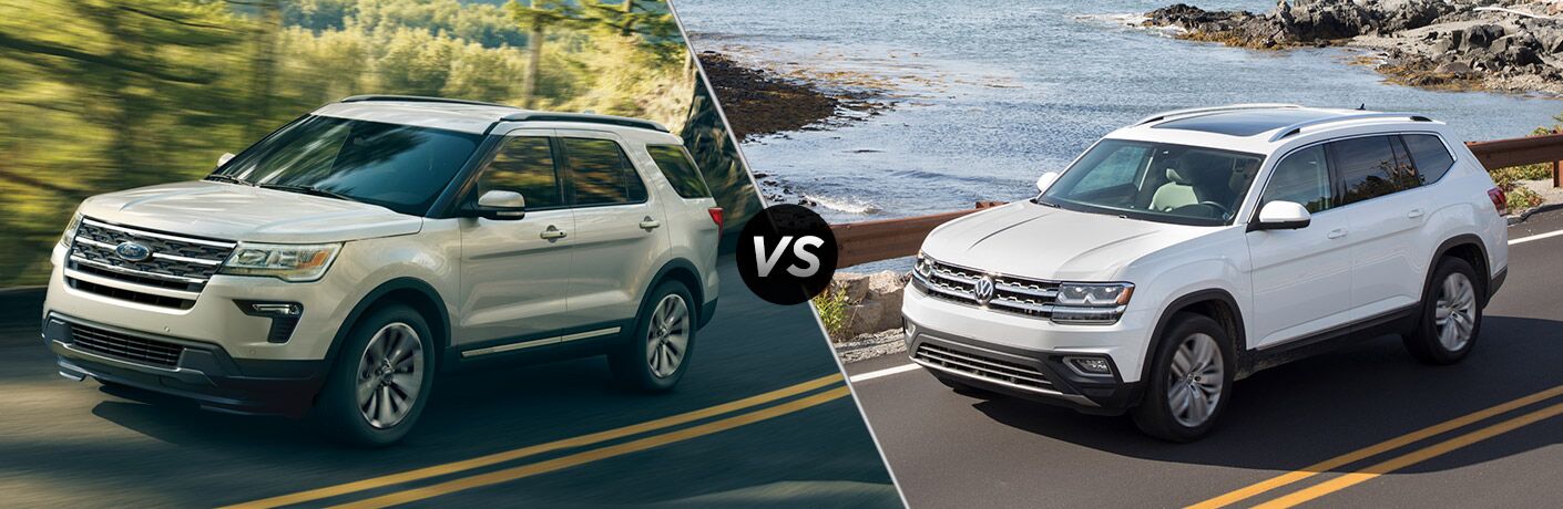 2018 Ford Explorer vs 2018 Volkswagen Atlas