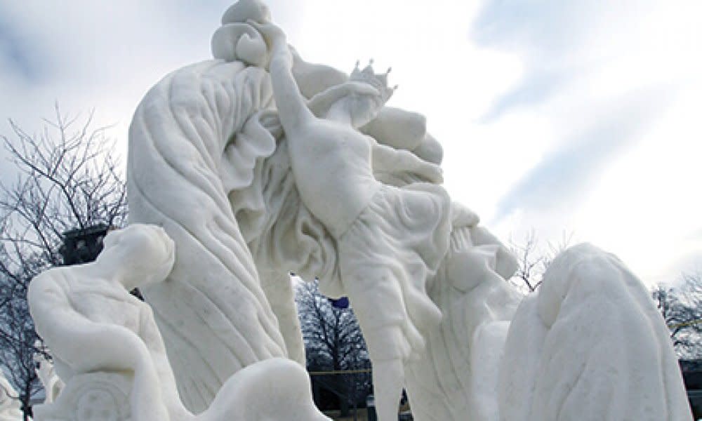 snow sculpture