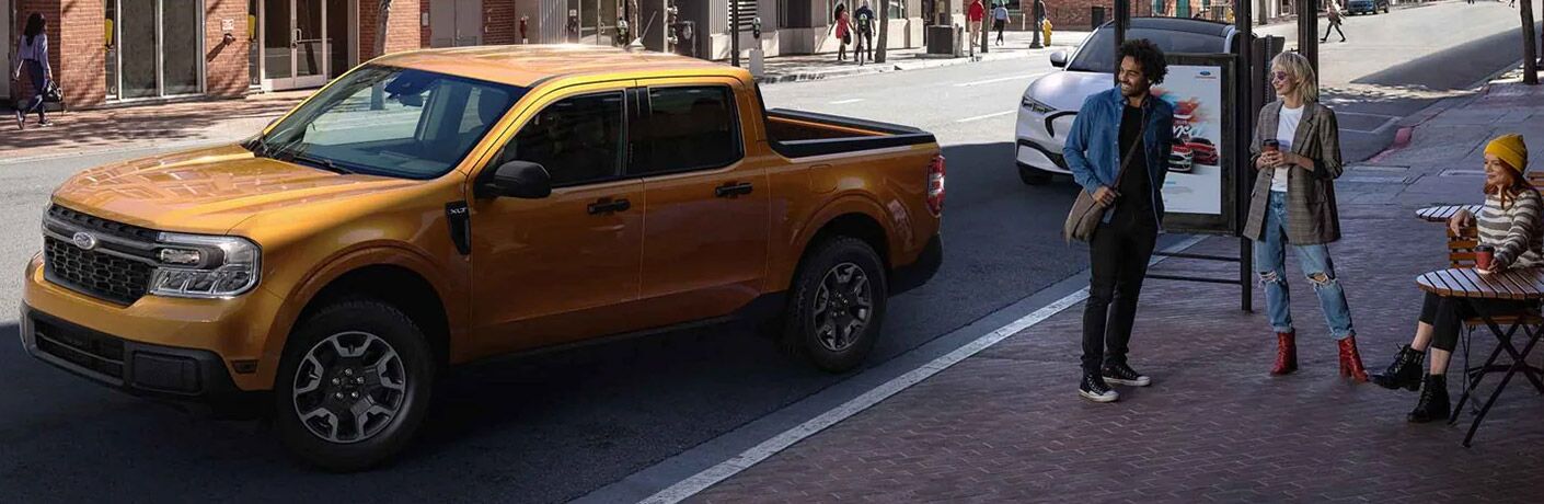 2022 Ford Maverick XLT parked on a street