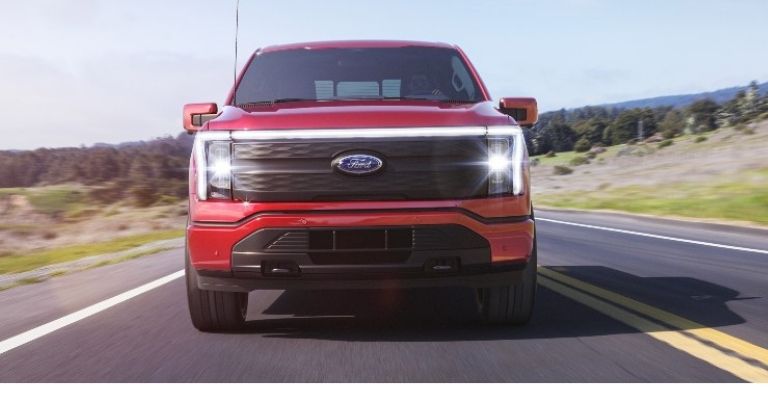 2022 Ford F-150 Lightning On The Road