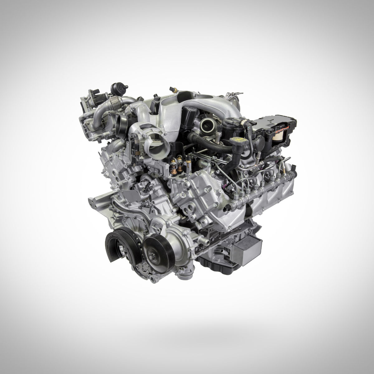 Diesel engine in a 2020 Ford Super Duty