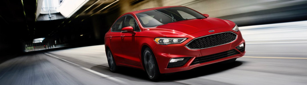 2017 Ford Fusion red