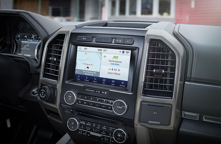 infotainment system in a 2021 Ford Expedition MAX