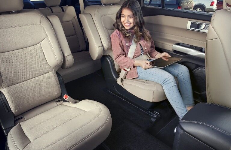 2022 Ford Explorer rear seats