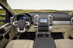 2017 Ford F-250 Super Duty front interior driver dash and display audio_o