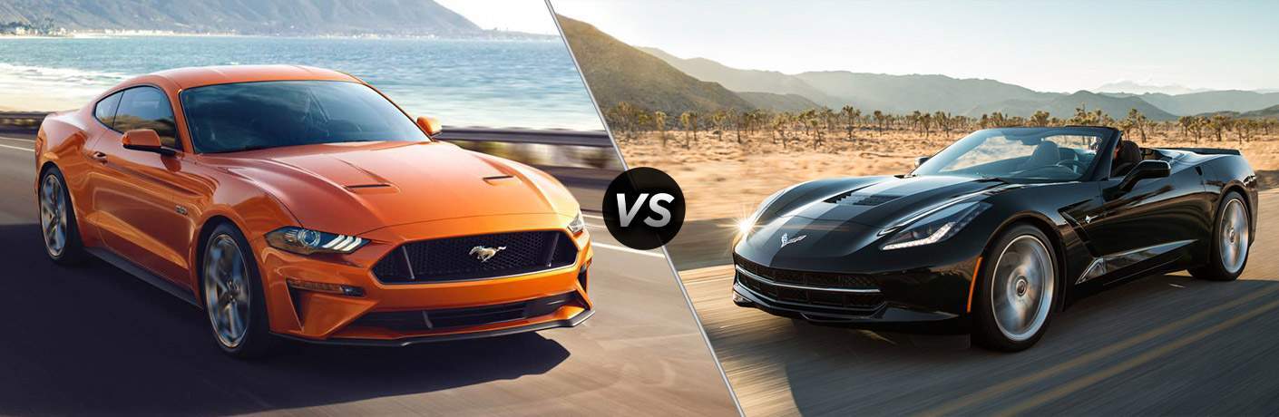 2018 Ford Mustang vs 2018 Chevy Corvette Stingray