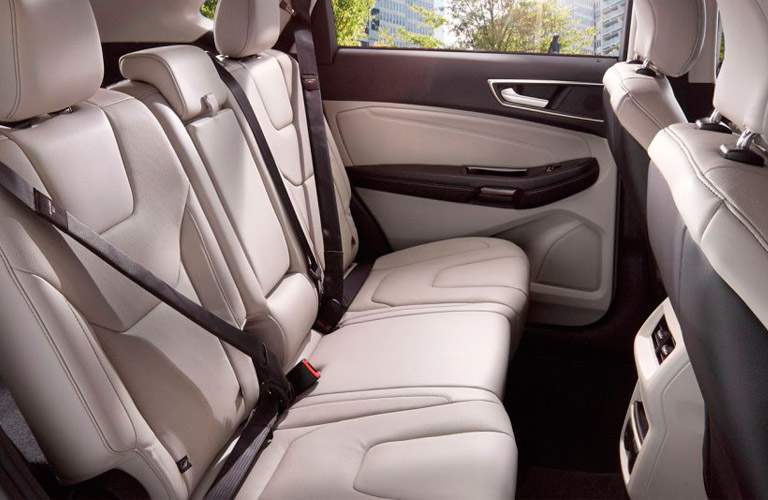 2017 Ford Edge rear interior passenger space