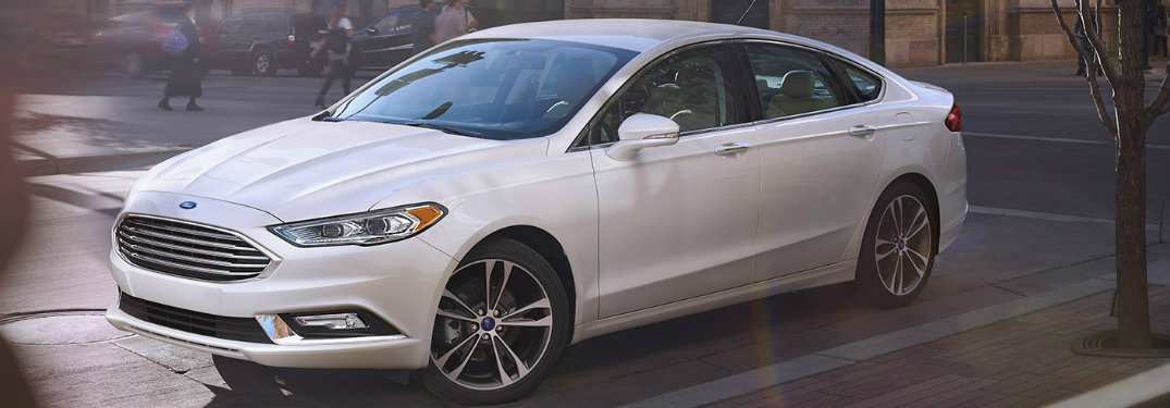 2017 Ford Fusion white