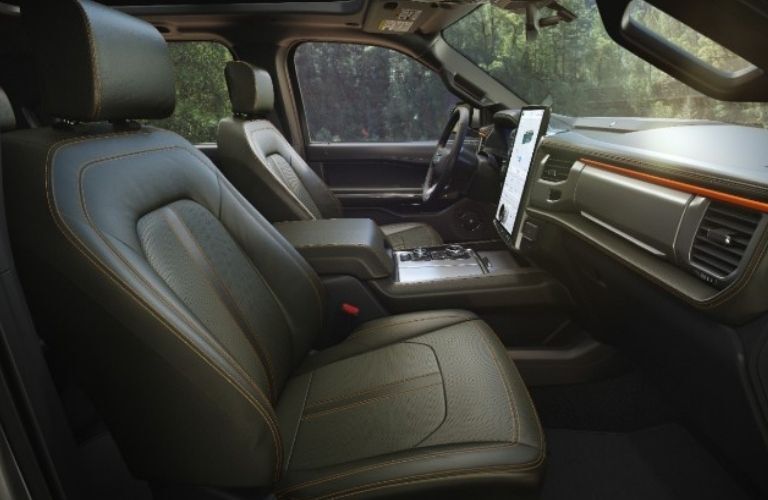 Interior of the 2022 Ford Expedition