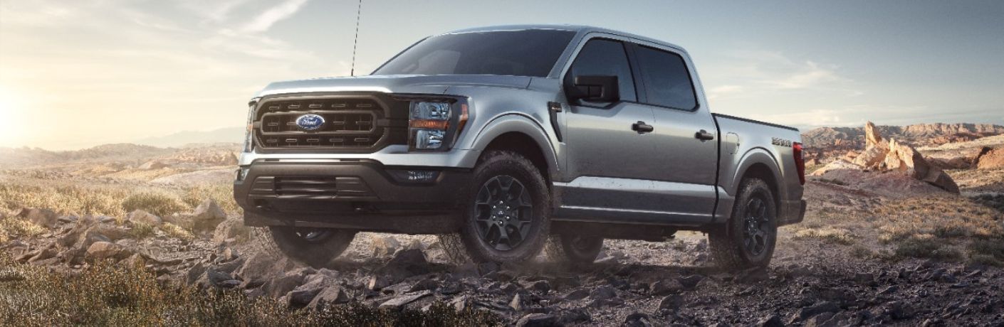 Gray 2023 Ford F-150 Rattler Front Exterior