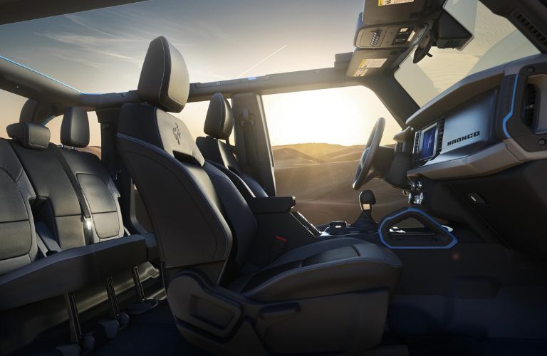 2023 Ford Bronco Front and Rear Seats